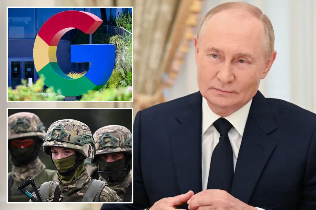 Russia seizes more than $100 million from Google to fund war propaganda campaign: report